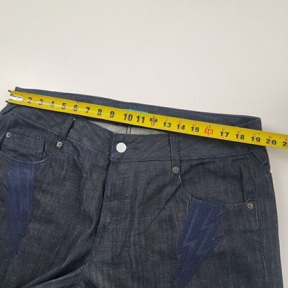 Vintage Y2K Shmack Baggy Wide Leg Jeans Mens 38x33 JNCO Southpole Skater Grunge - Picture 7 of 12